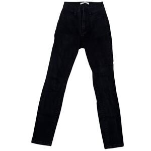 Black High‑Rise Skinny Jeans 🖤 Classic Stretch Denim 🌼 Size 0